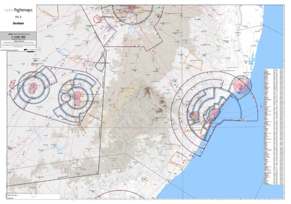 General Reference VFR Map Index 1:1 Million scale